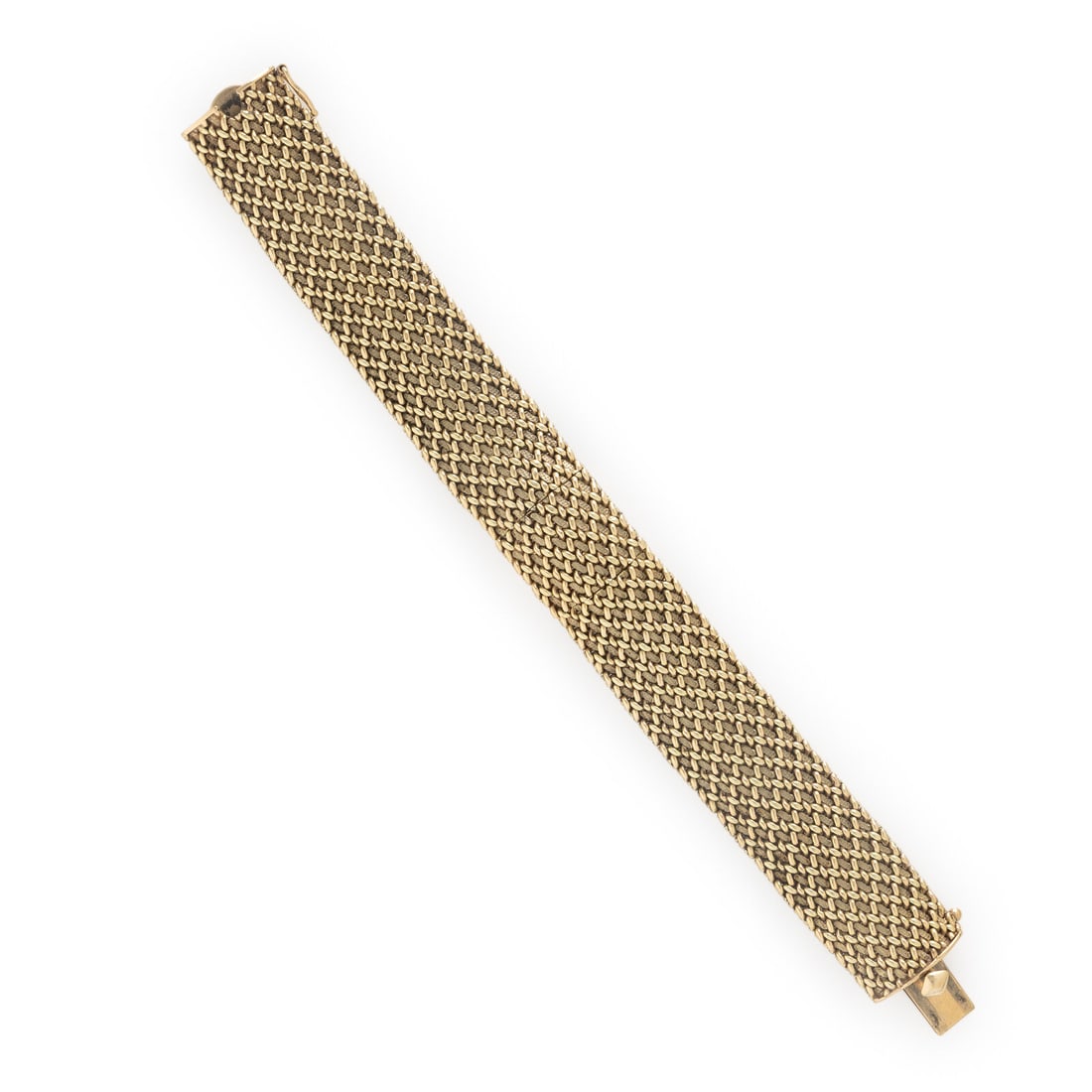 Hebe, 14K Yellow Gold Surprise Watch: Hebe, 14K Yellow Gold Surprise Watch Maker: Hebe Incabloc Case size: Approx. 15 mm Case material: 14K yellow gold Dial: Cream Movement: Manual wind Bracelet/Strap: 14K yellow gold Stamps: Case: 14K.