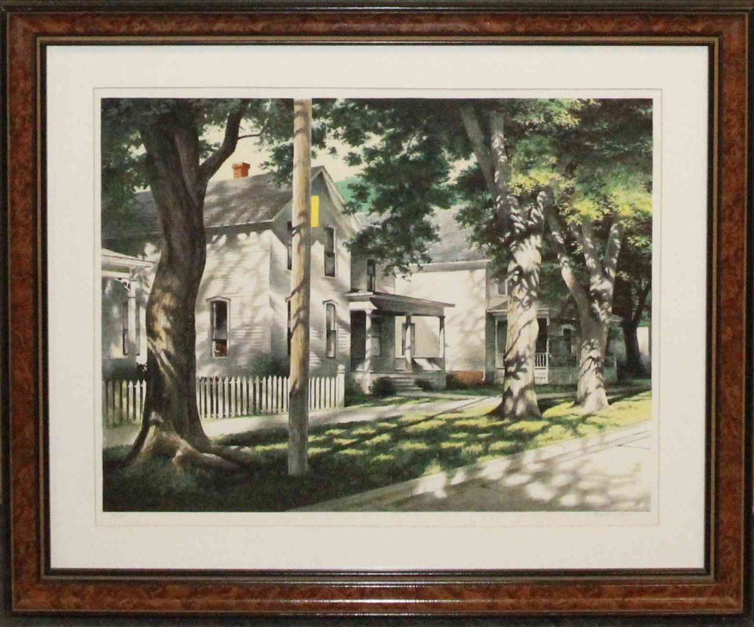 Robert W. Addison, (American, 1924-1988), Summer: Robert W. Addison (American, 1924-1988) Summer serigraph edition 50/250, signed Robert W. Addison (lower right) 18 1/4 x 23 34/ inches. Provenance: John Simmerling's Heritage Gall