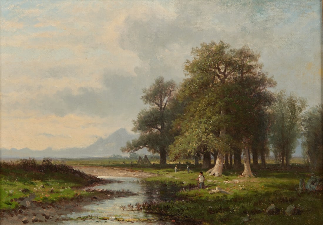 Harvey Otis Young (American, 1840-1901) The San Joaquin Valley, Ca., 1880 (1 of 3)