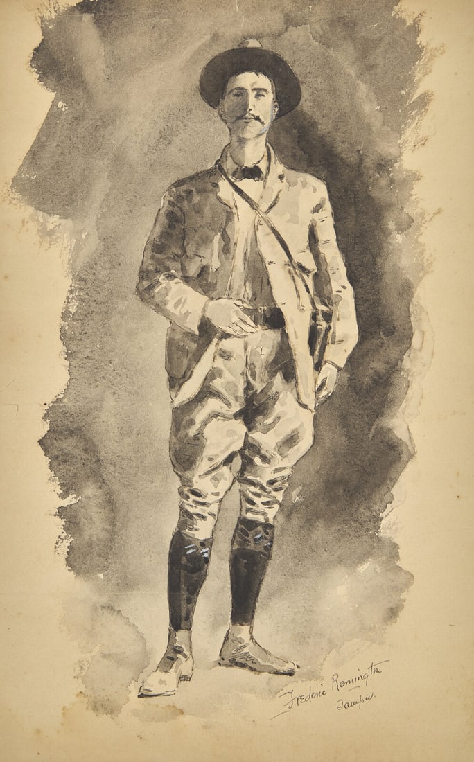Frederic Remington (American, 1861-1909) Stephen Bonsal, 1898 (1 of 4)