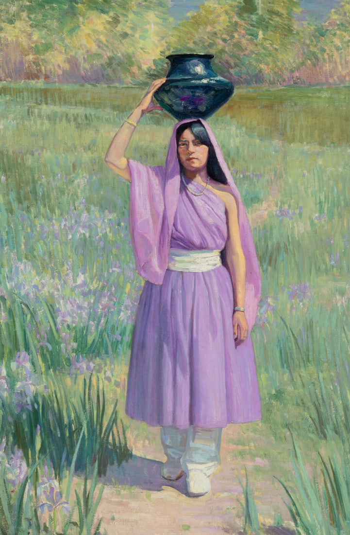 Bert Geer Phillips (American, 1868-1956) Water Carrier, c. 1912 (1 of 5)