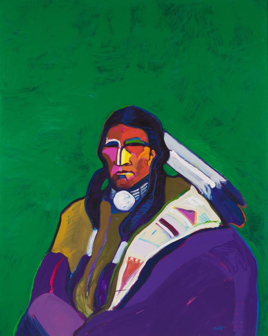 John Nieto (American, 1936-2018) Quick Bear, 1988: John Nieto (American, 1936-2018) Quick Bear, 1988 acrylic on canvas signed Nieto (lower right); titled, signed, dated, and inscribed (on the stretcher) 60 x 48 in. Property from the Collection of Dr. 
