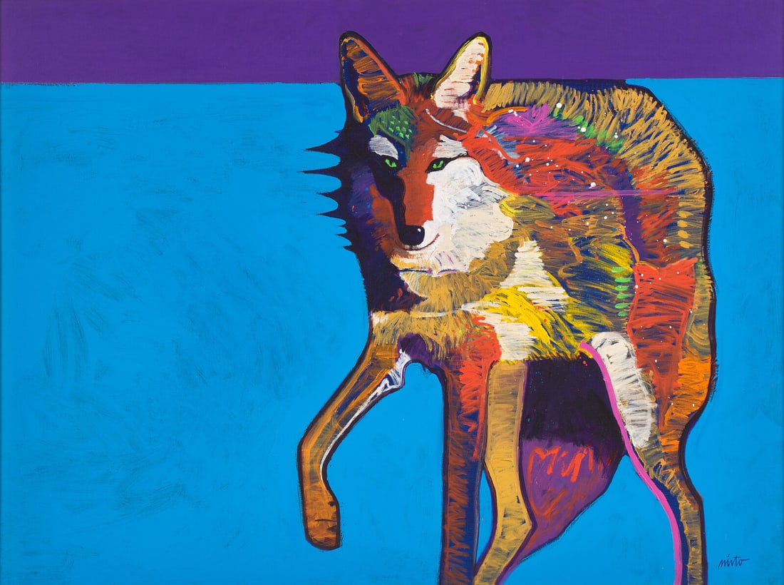 John Nieto (American, 1936-2018) Coyote Medicine, 1993 (1 of 3)