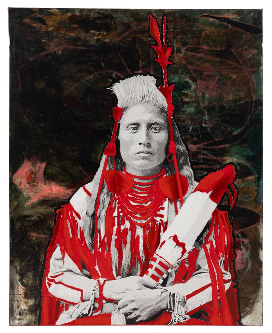 Ben Pease (Crow/Northern Cheyenne, b. 1989) Chief Medicine Crow, 2020 (1 of 4)