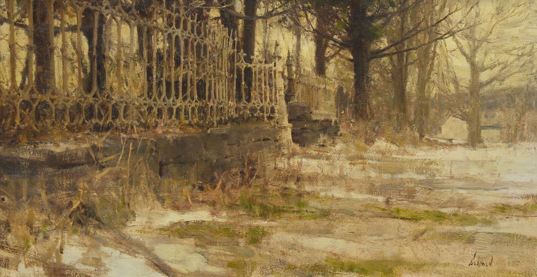 Richard Schmid (American, 1934-2021) Iron Fence, 1971 (1 of 3)