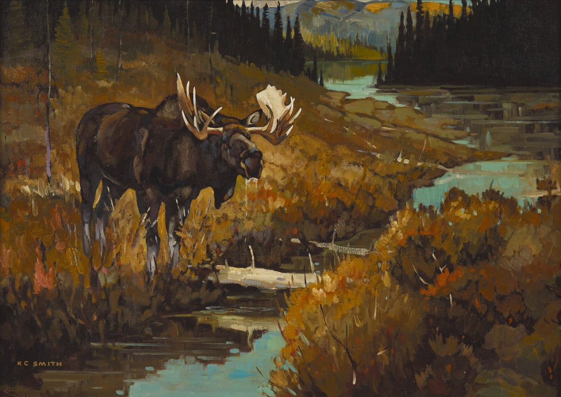 Keith C. Smith (Canadian, 1924-2000) Moose (1 of 3)
