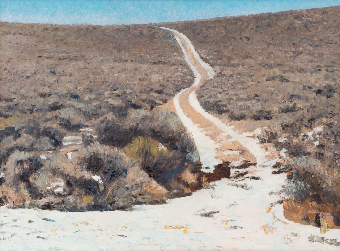 Gary Ernest Smith (American, b. 1942) Snow Road (1 of 3)