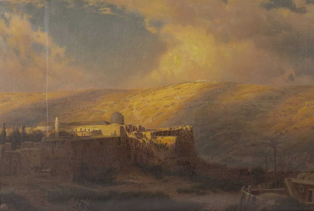 James Fairman (American, 1826-1904) Mount of Olives and Mosque El Aska, 1874 (1 of 3)