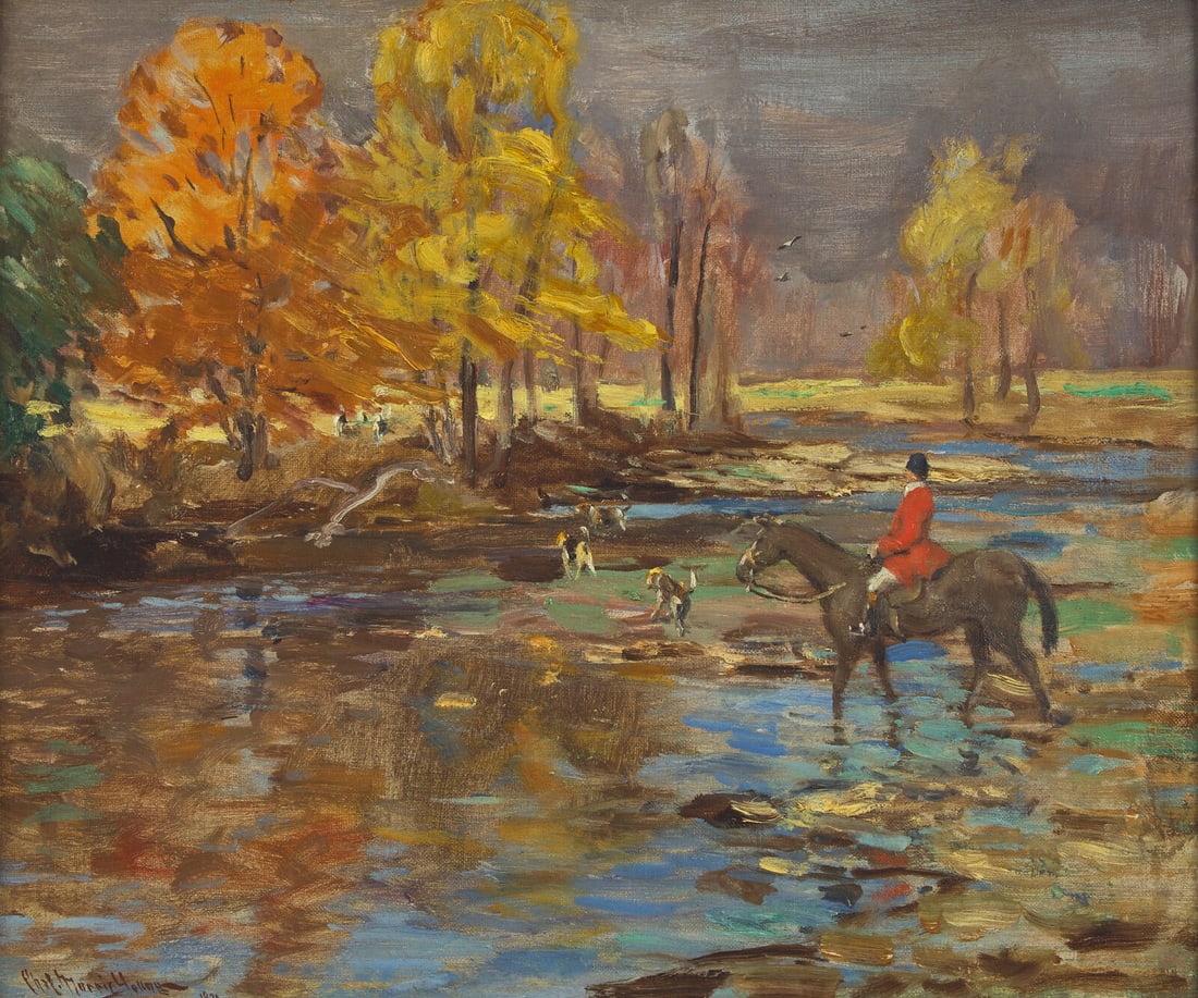 Charles Morris Young (American, 1869-1964) The Hunt at Pickering Creek, 1930 (1 of 3)