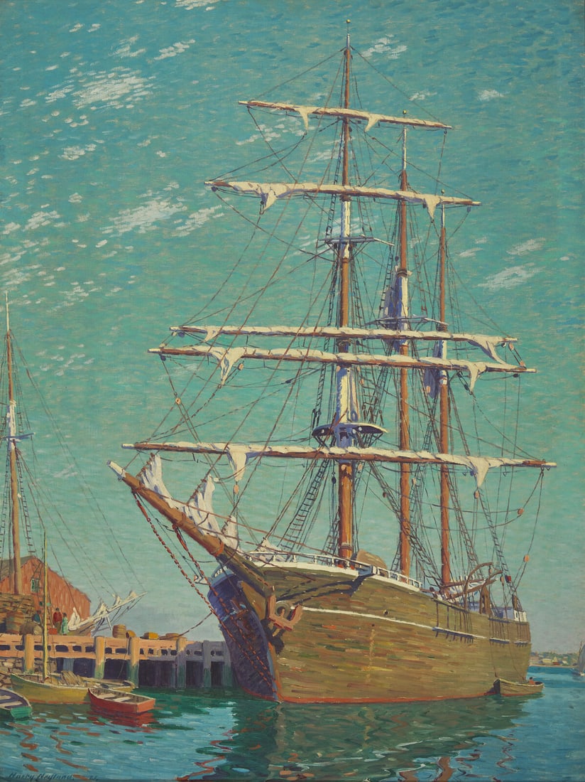 Harry Neyland (American, 1877-1958) Furled Sails, 1921 (1 of 3)