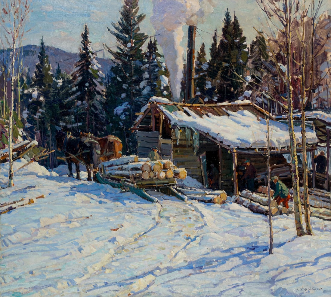 Aldro Thompson Hibbard (American, 1886-1972) The Saw Mill (1 of 7)