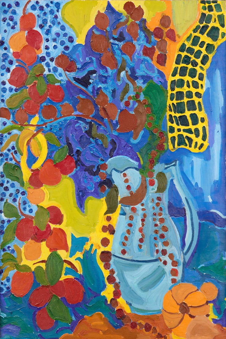 Lynne Drexler (American, 1928-1999) Blue Swirl, 1991 (1 of 3)