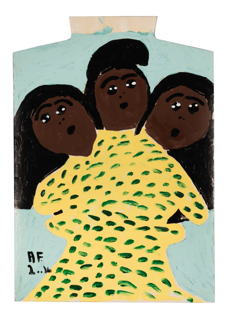 Amos Ferguson (Bahamian, 1920-2009) Untitled, 1966 (1 of 3)