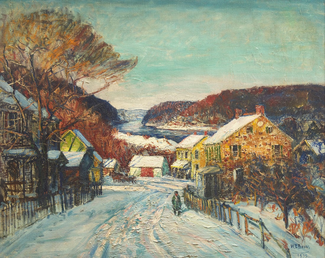 Walter Emerson Baum (American, 1884-1956) Late Afternoon, 1933 (1 of 3)