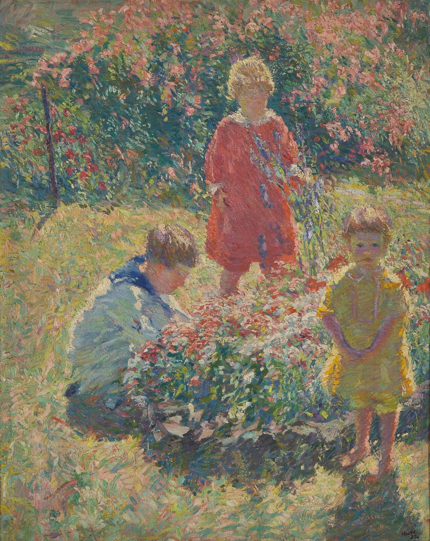 Roy Cleveland Nuse (American, 1885-1975) In the Garden, 1925 (1 of 3)