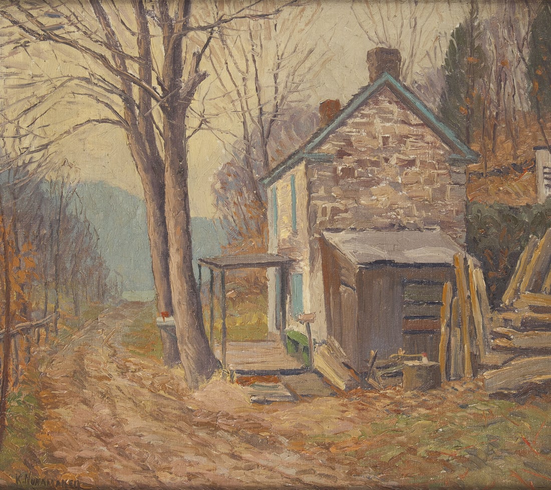 Kenneth R. Nunamaker (American, 1890-1957) The Stone House (1 of 3)