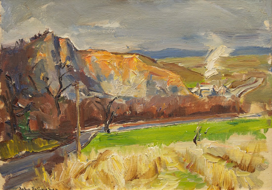 John Fulton Folinsbee (American, 1892-1972) Mercer Quarry, Hopewell Township, New Jersey, c. 1930s (1 of 6)