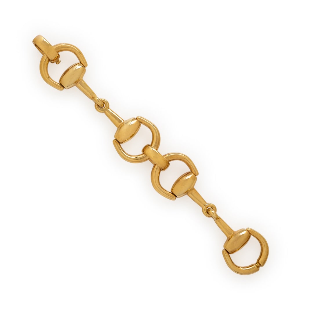 Gucci, Yellow Gold Horsebit Link Bracelet (1 of 2)