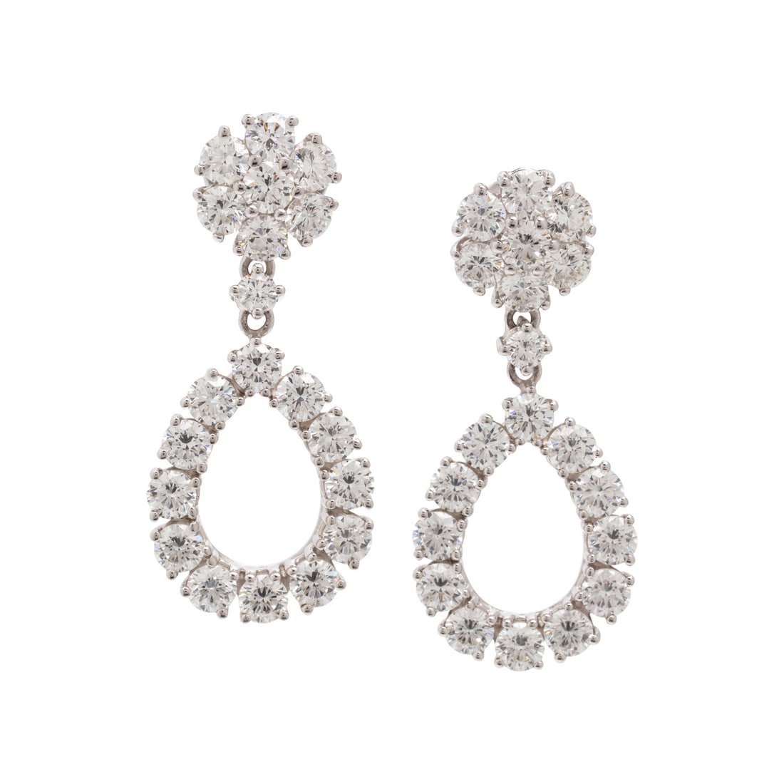 Chopard, Diamond and White Gold 'L'Heure Du Diamant' Earrings (1 of 2)