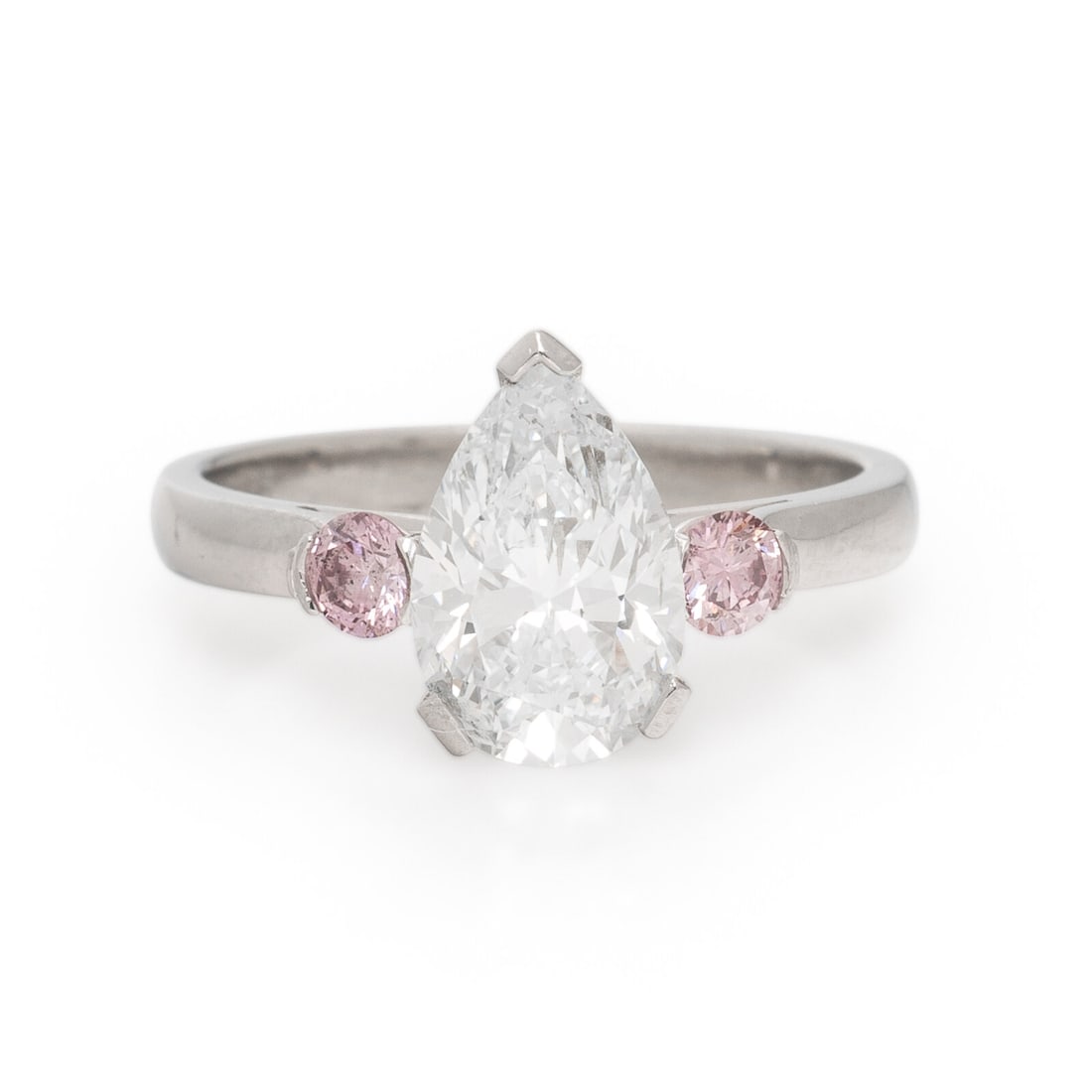 Bunda, Diamond, Pink Diamond, and Platinum Ring (1 of 4)
