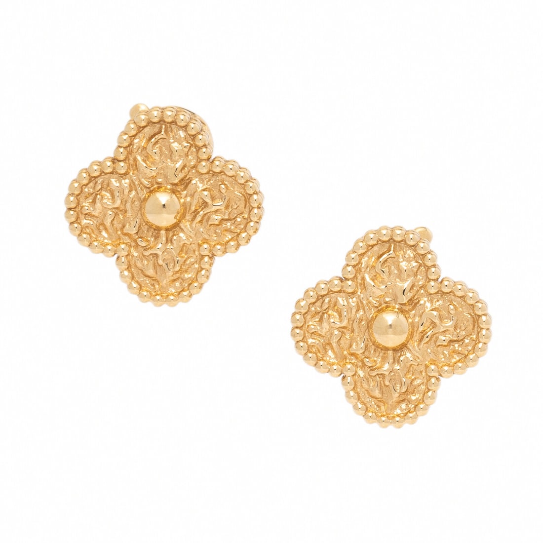 Van Cleef & Arpels, Yellow Gold 'Vintage Alhambra' Earrings (1 of 2)