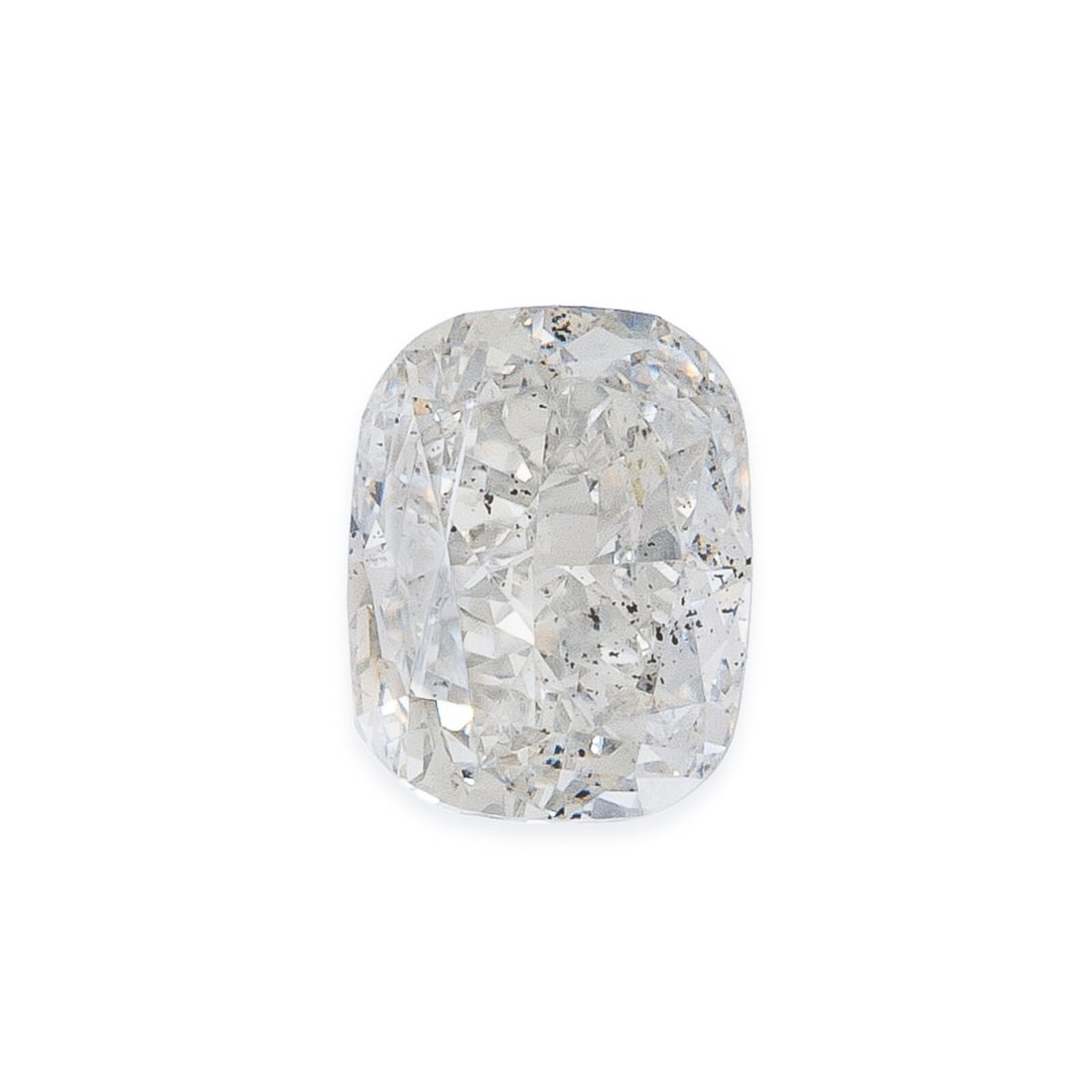 Fancy Light Grayish Blue Diamond: Fancy Light Grayish Blue Diamond An unmounted Fancy Light Grayish Blue cushion modified brilliant cut diamond measuring 4.64 x 3.62 x 3.05 mm. GIA, 2026, Report No. 2165527325, 0.50 carat, Natural, Fa