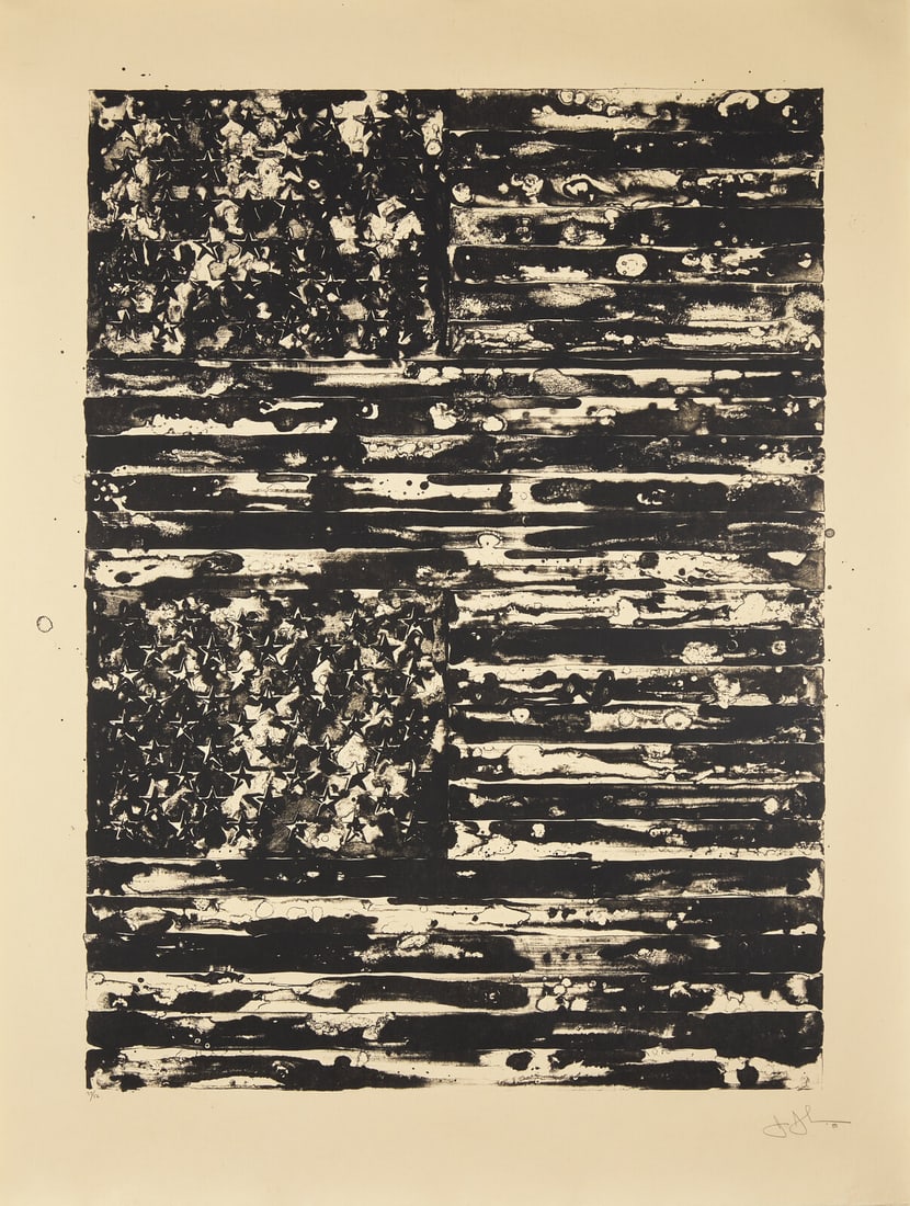 Jasper Johns (American, b. 1930) Two Flags, 1980 (1 of 3)