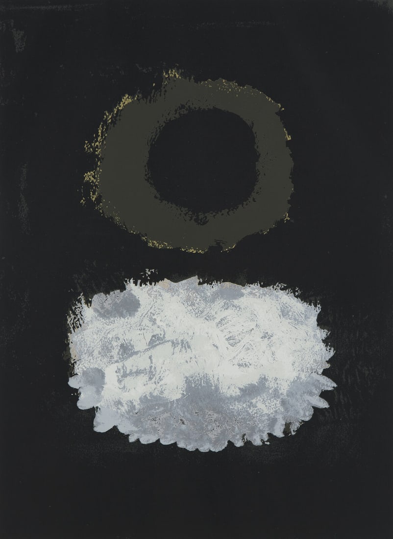 Adolph Gottlieb (American, 1903-1974) Black Field, 1972 (1 of 3)