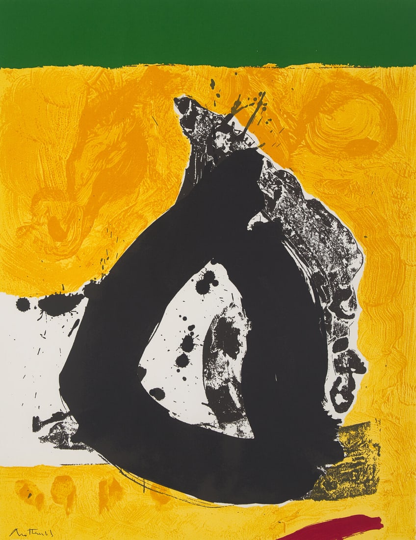 Robert Motherwell (American, 1915-1991) Untitled (from The Basque Suite), 1970-1971 (1 of 3)