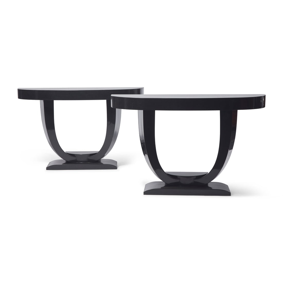 Karl Springer (American, 1931–1991) Pair of Console Tables (1 of 2)