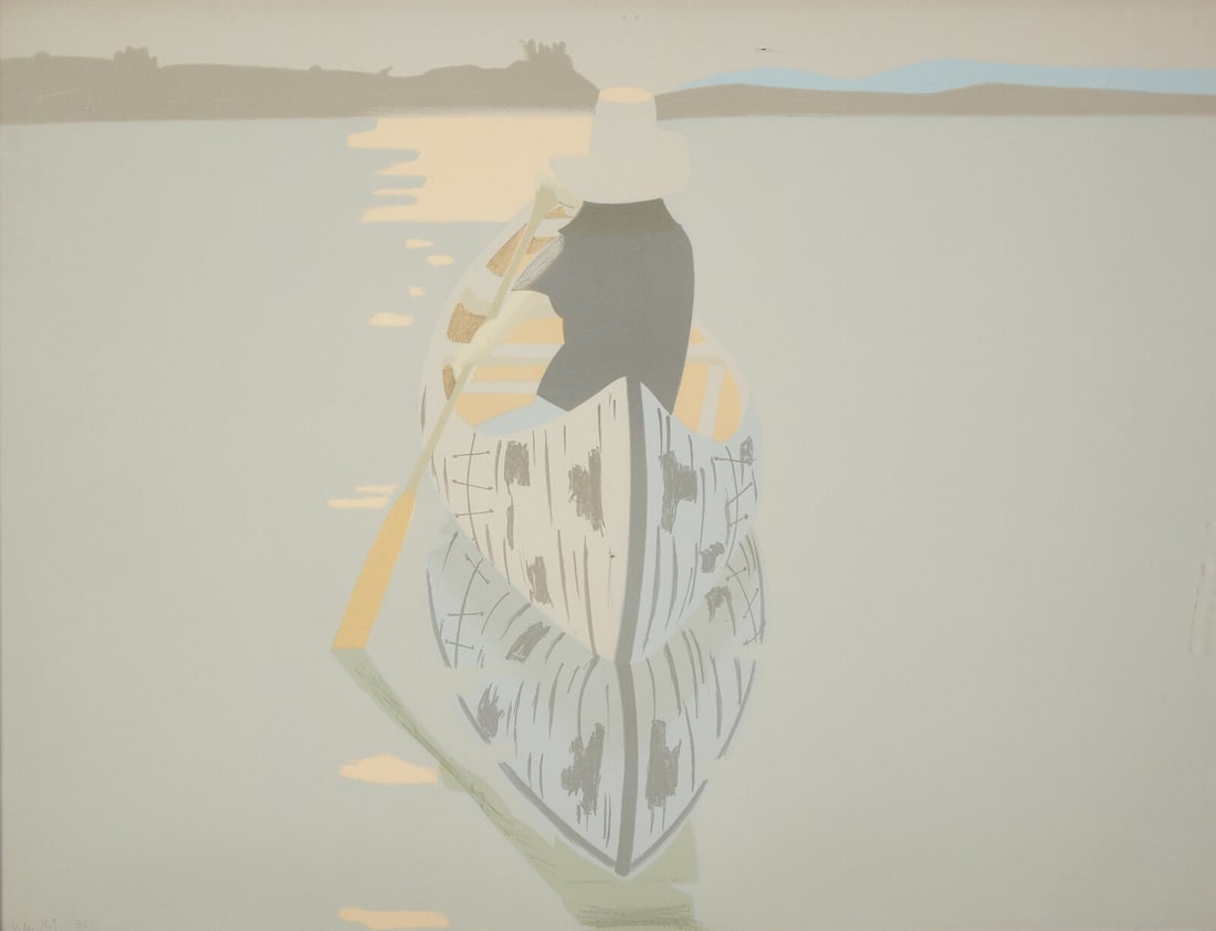 Alex Katz (American, b. 1927) Good Afternoon 2 (Gray Rowboat), 1975 (1 of 3)
