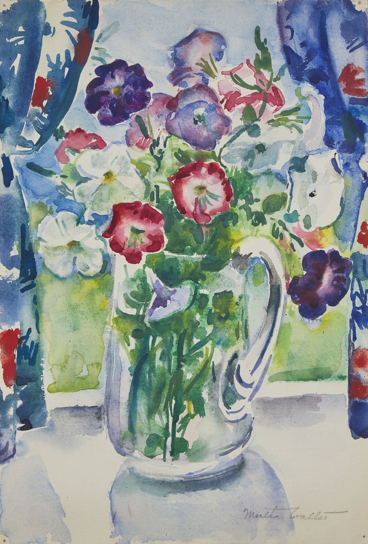 Martha Walter (American, 1875-1976) Petunias (1 of 3)
