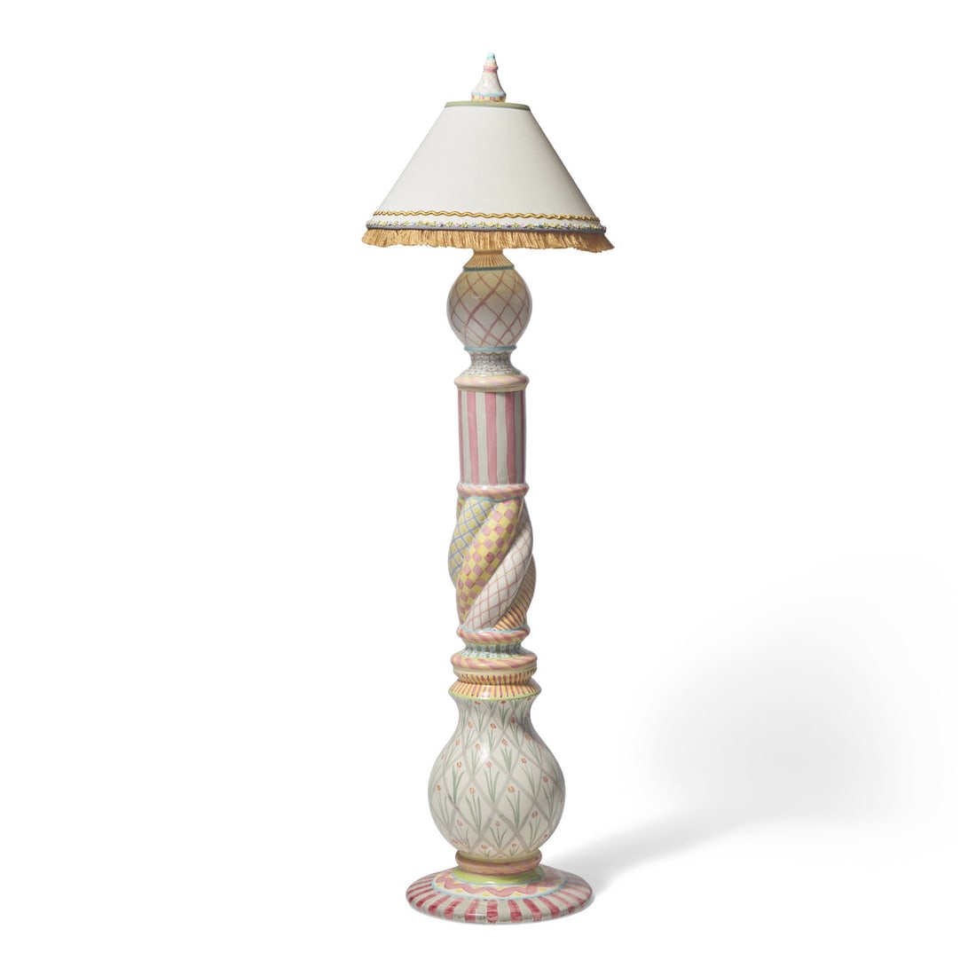 MacKenzie Childs (American, founded 1983) Floor lamp (1 of 3)