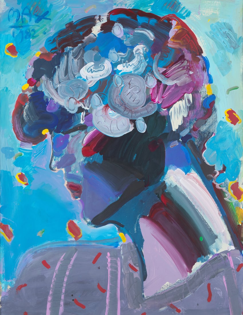 Peter Max (American, b. 1937) Palm Springs Lady, 1982 (1 of 3)