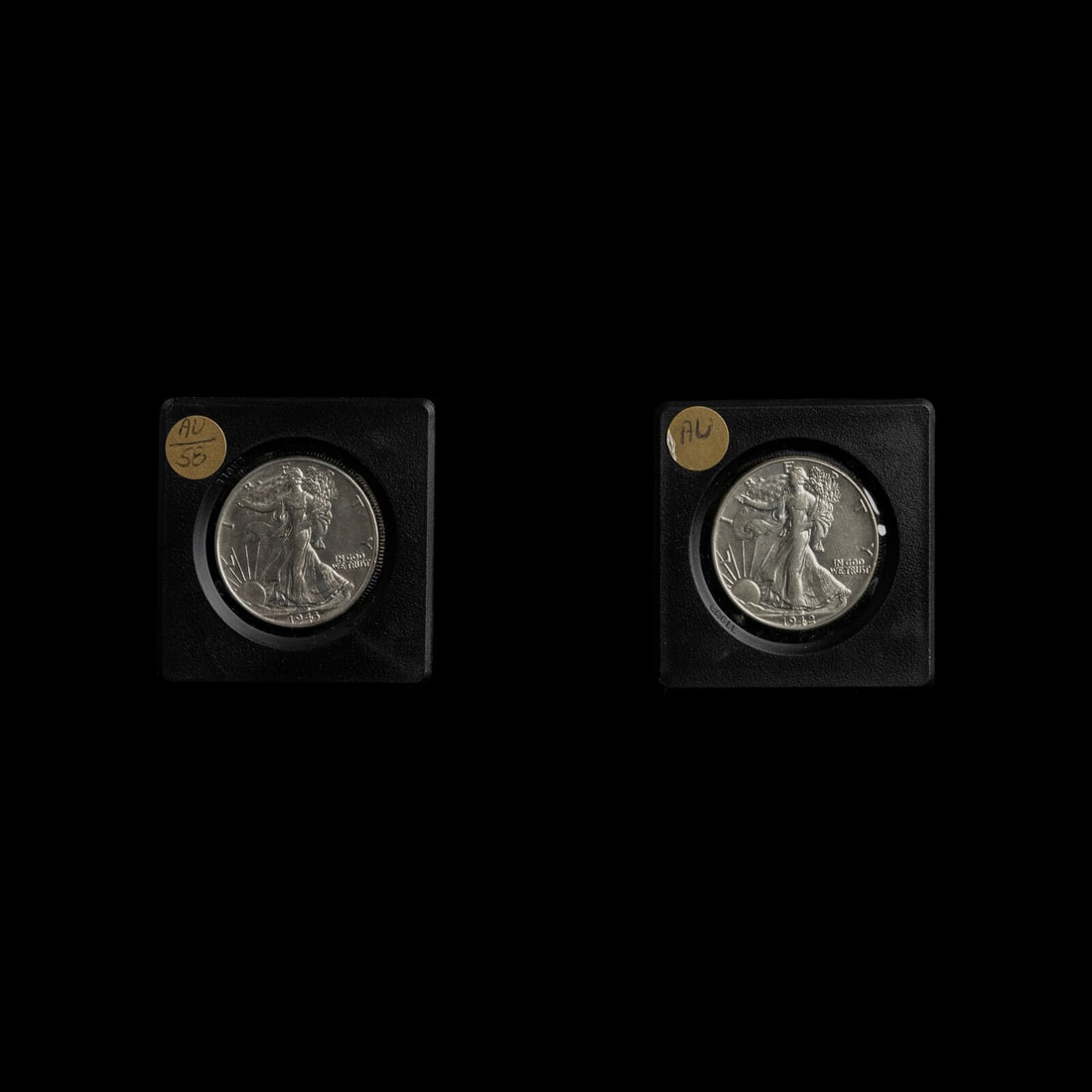 A Collection of Twenty-Six Walking Liberty 50c Coins (1 of 3)