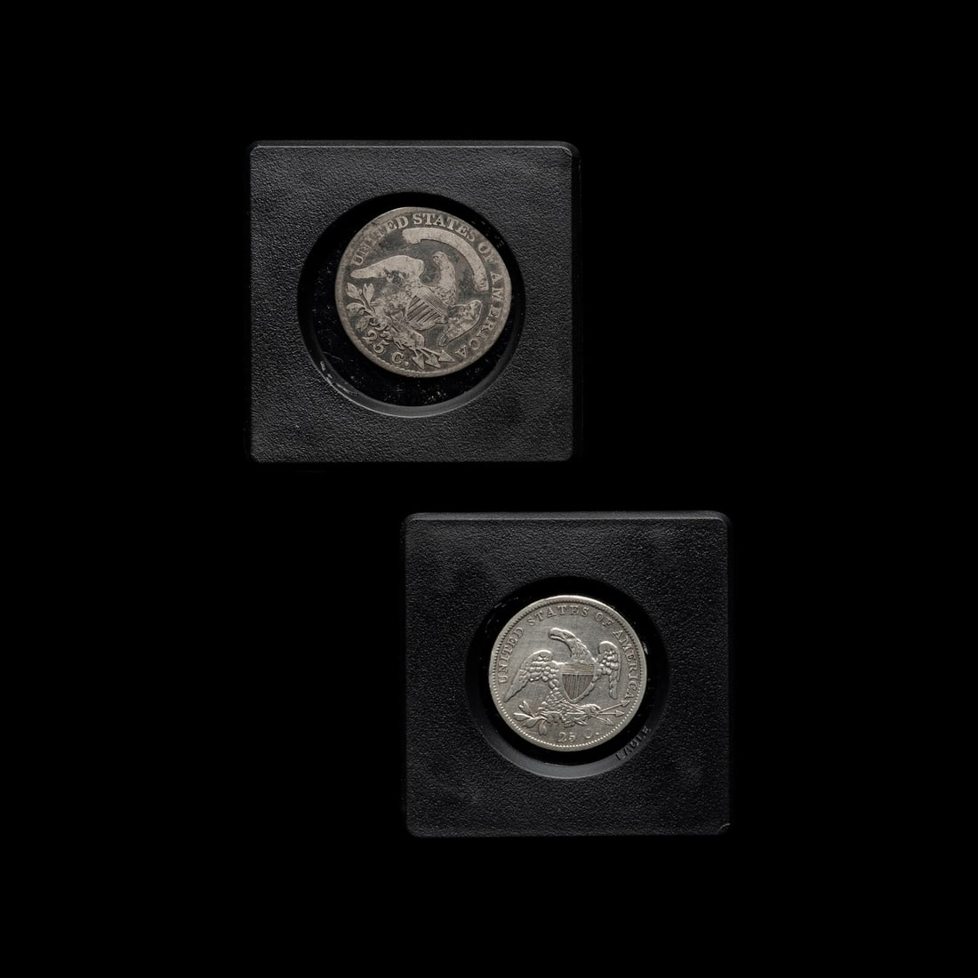 Two Capped Bust 25c Coins - 2