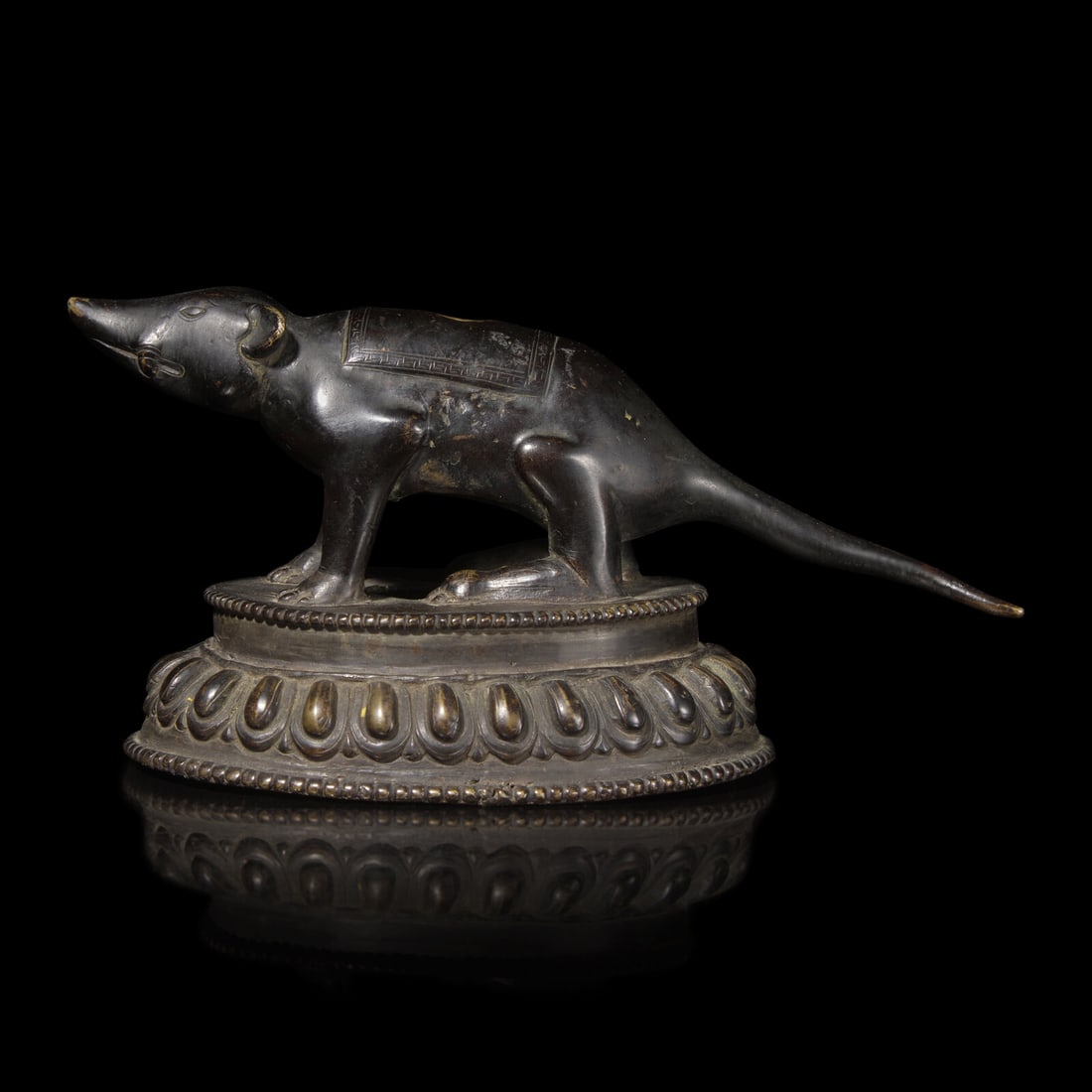 A Tibetan or Nepalese Rat or Mongoose Vehicle, 19th/Early 20th Century (1 of 2)