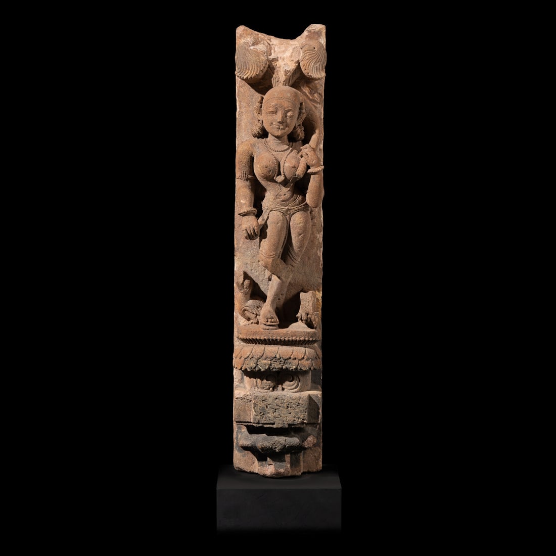 An Indian Sandstone Figure of an Apsara, Orissa, 11th Century (1 of 3)