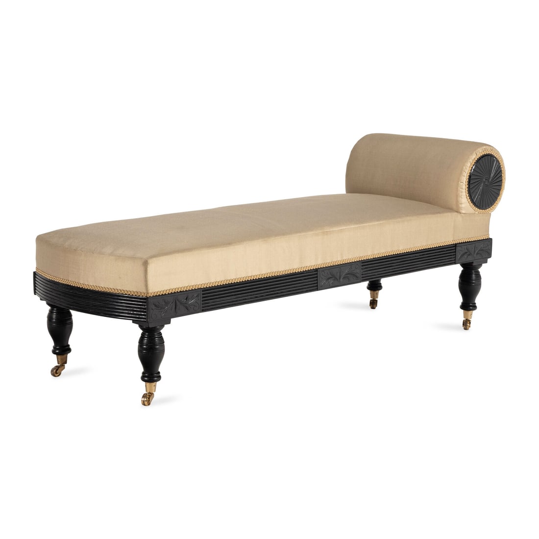 A Victorian Ebonized Chaise Longue (1 of 3)