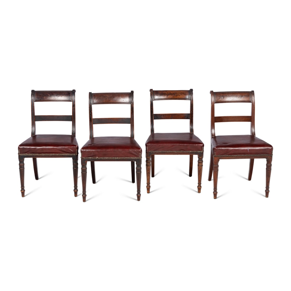 A Set of Four Regency Style Mahogany Dining Chairs (1 of 4)
