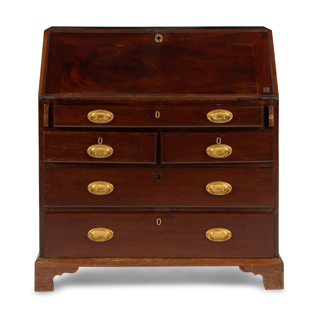 A George III Mahogany Slant-Front Desk (1 of 4)