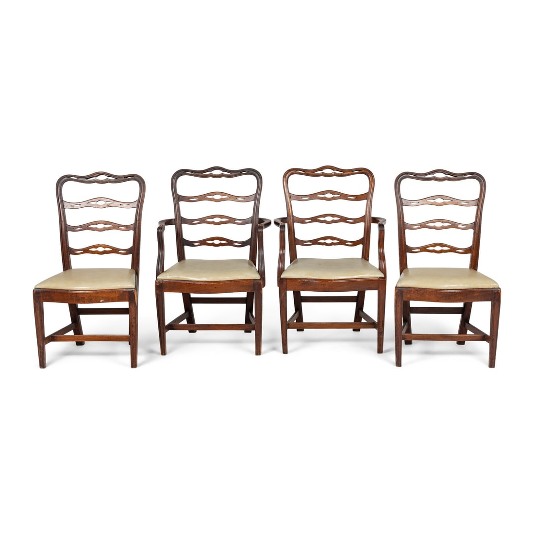 A Set of Four George III Style Mahogany Dining Chairs (1 of 3)
