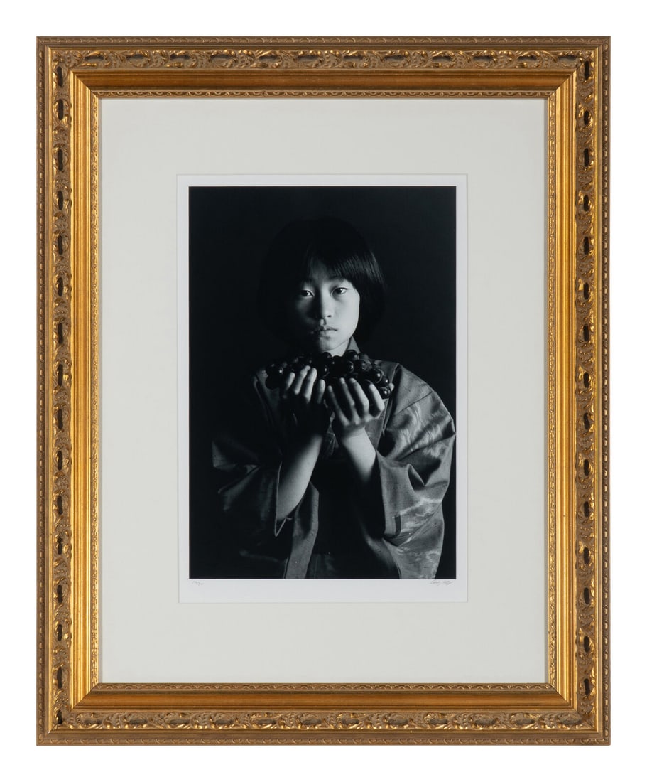Andy Katz (American, 20th/21st century) Girl with Grapes (1 of 3)