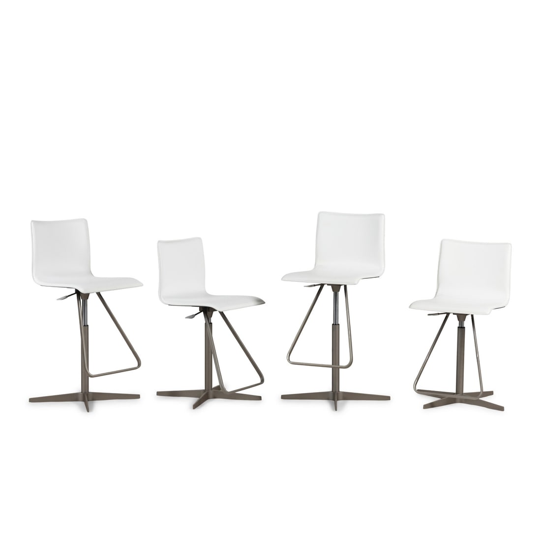 A Set of Four Cattelan Italia Toto X Counter Stools: A Set of Four Cattelan Italia Toto X Counter Stools Property from a Philadelphia Main Line Collection. This lot is located in Chicago.
