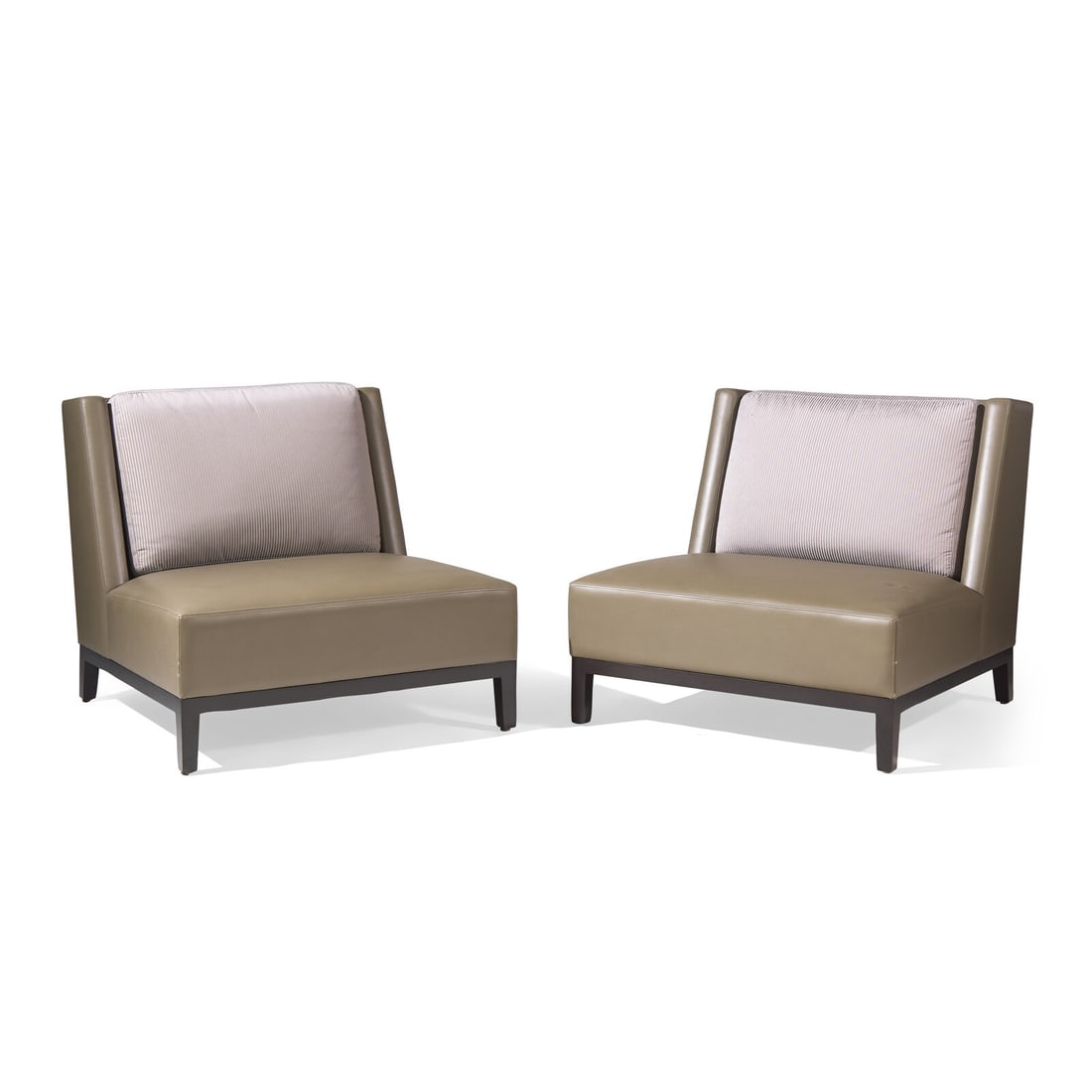 A Pair of Christian Liaigre Low Chairs (1 of 6)