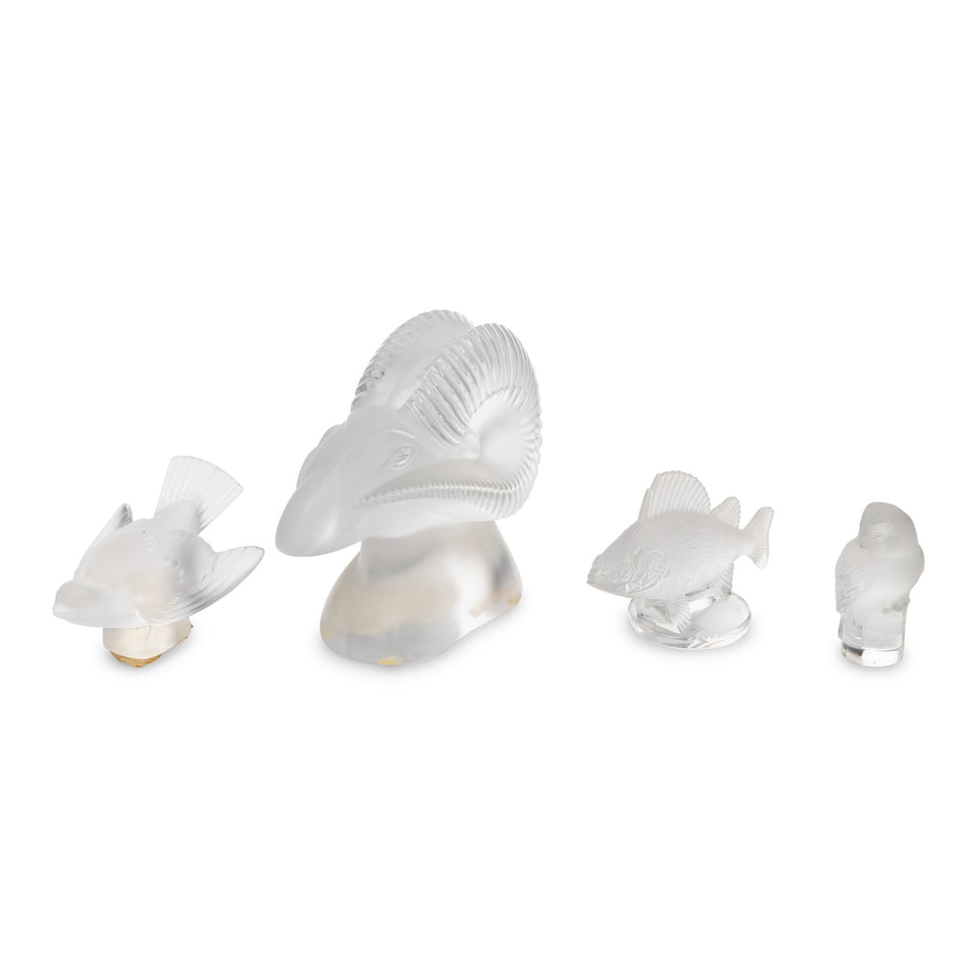 Four Lalique Animal Figurines (1 of 2)