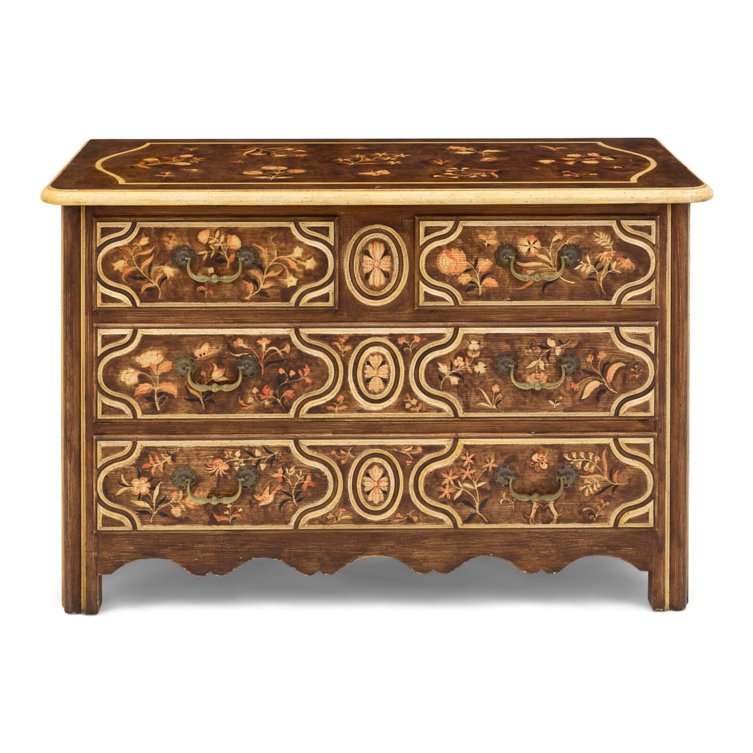 A Louis XV Style Painted Commode (1 of 2)
