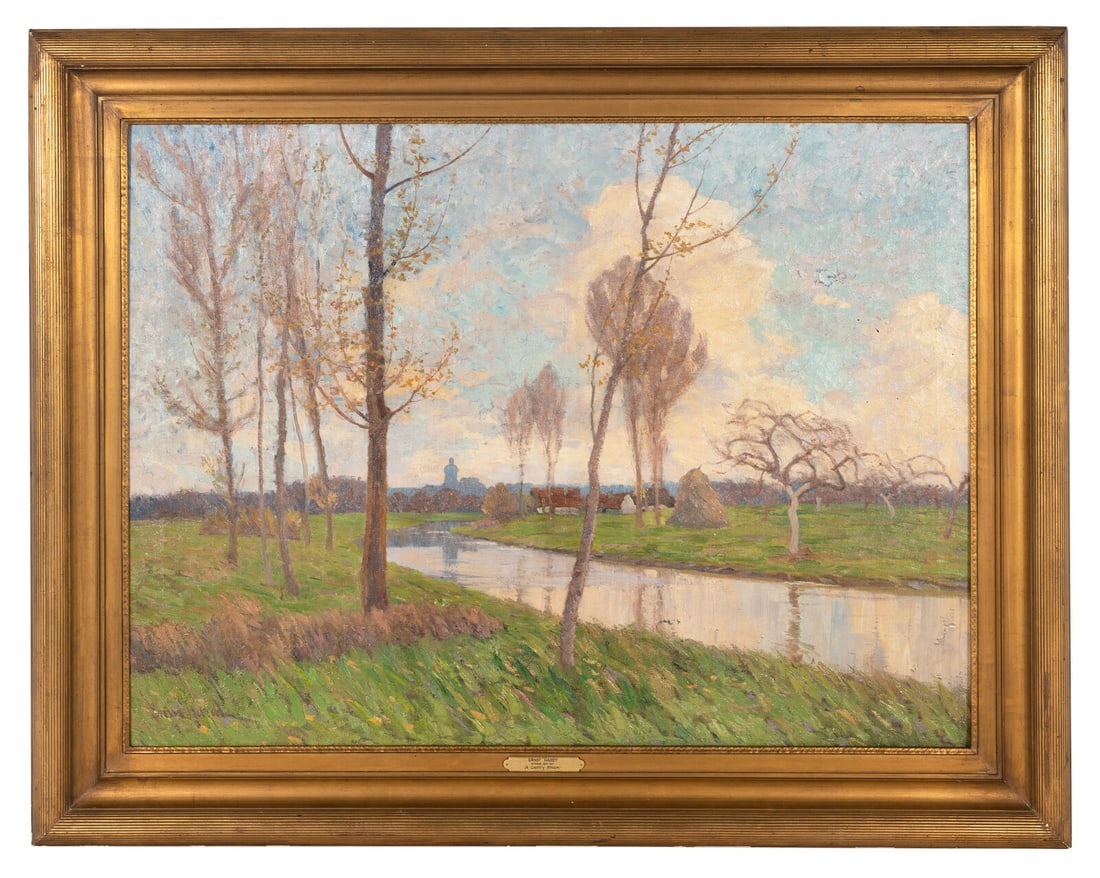 Ernst Hardt (German, 1876-1947) A Country Stream (1 of 5)