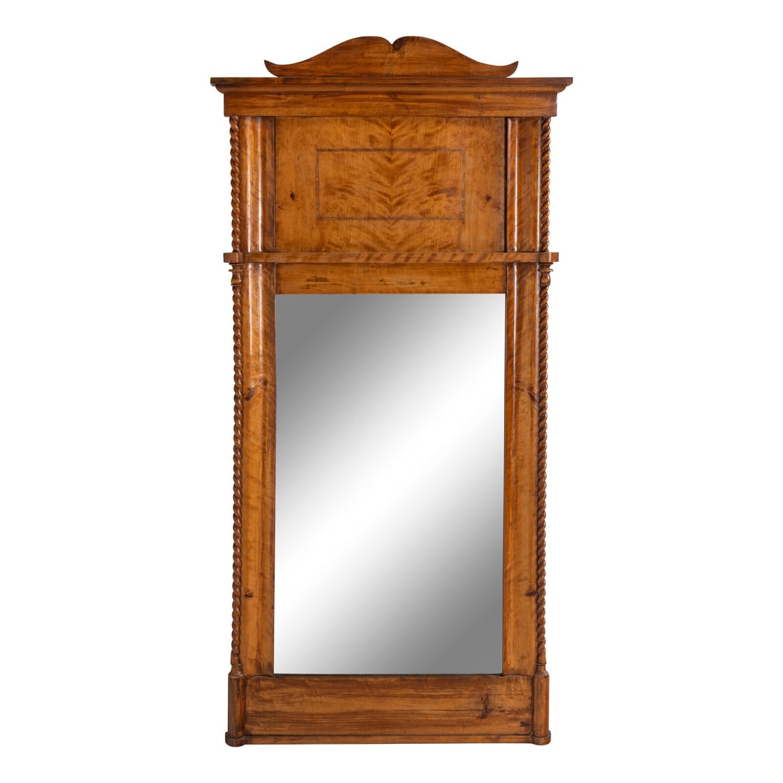 A Biedermeier Birch Mirror (1 of 2)