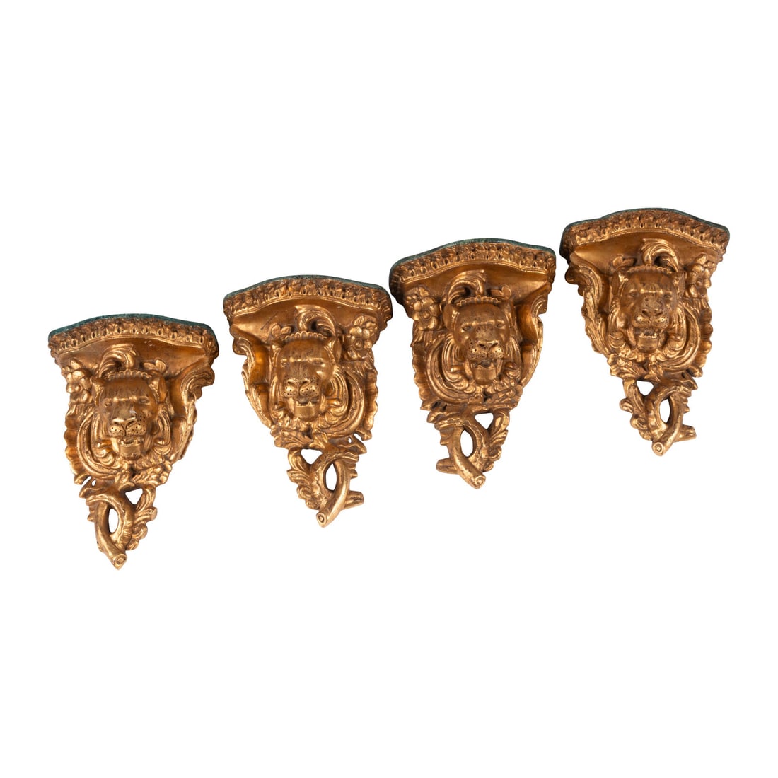 A Set of Four Italian Giltwood Wall Brackets (1 of 2)